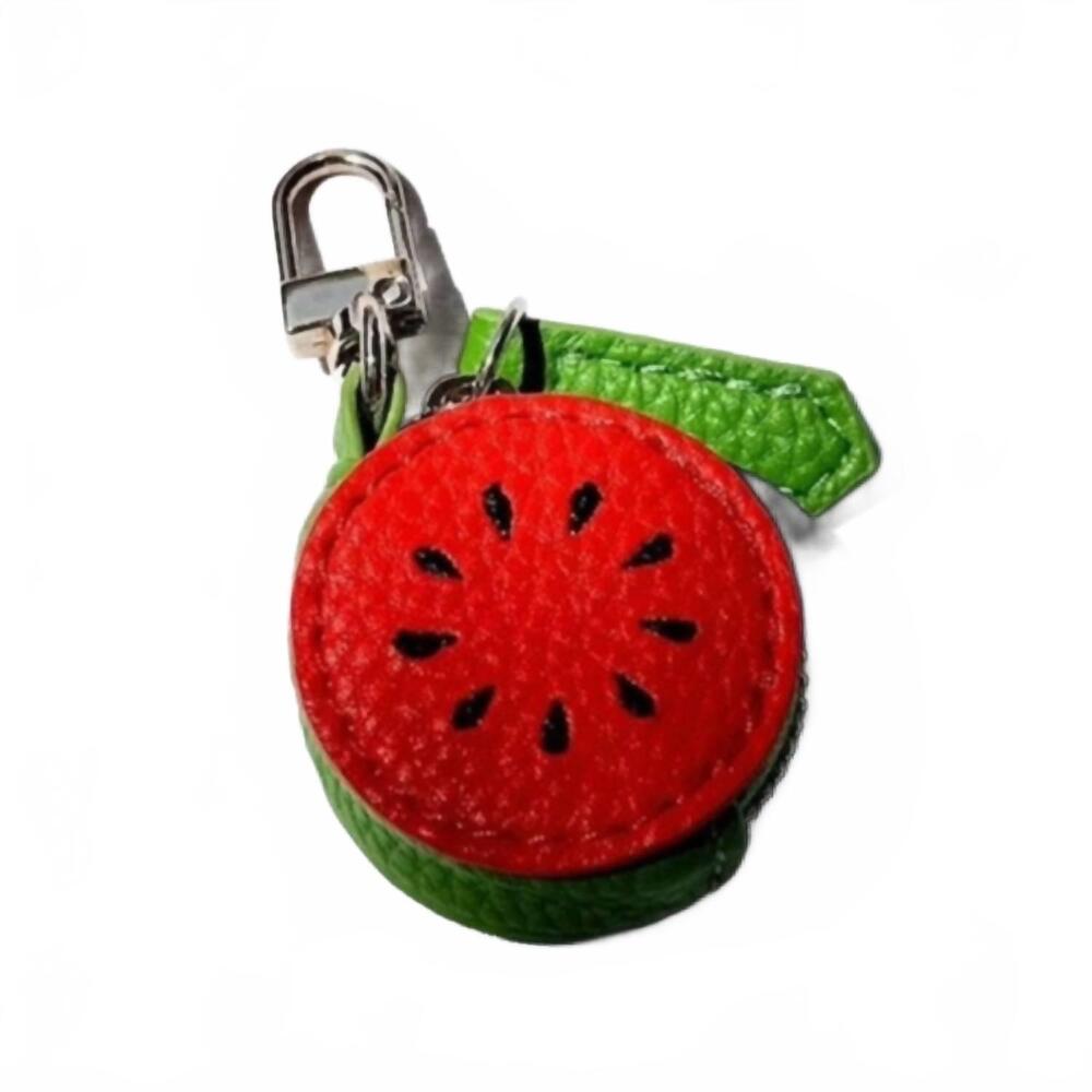 NEW PRETTY SIMPLE unisex watermelon zipper pouch bag charm in red
